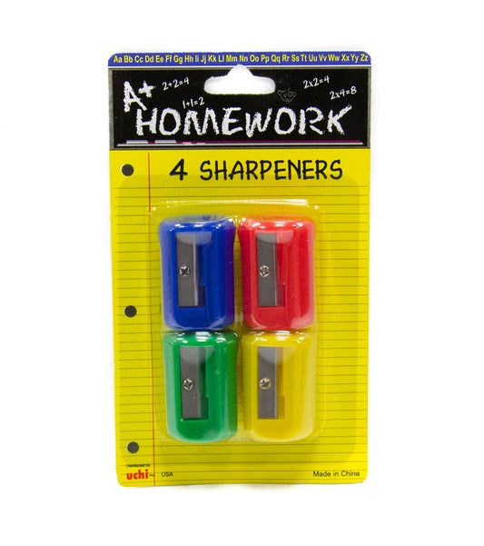 Pencil Sharpeners - 4 pack